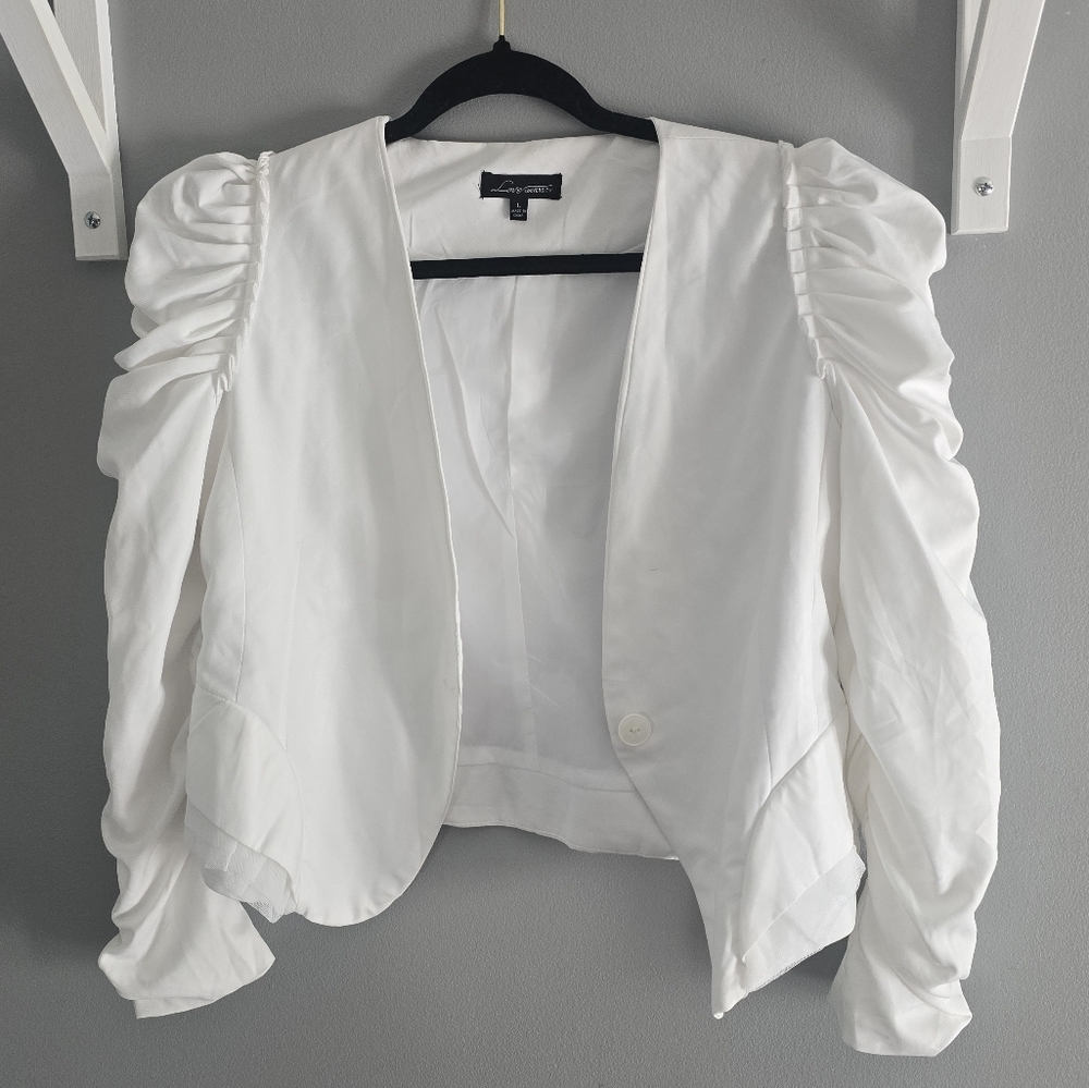Elegant White Women's Jacket